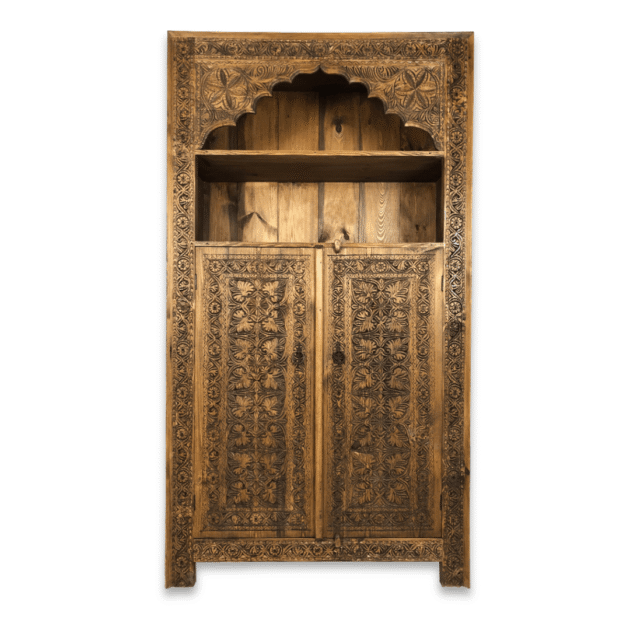 ETNİK MODEL EL OYMA KİTAPLIK DOLAP M415