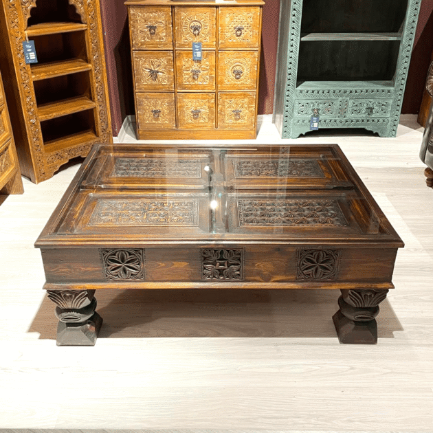 ETNİK MODEL EL OYMA ORTA SEHPA M826