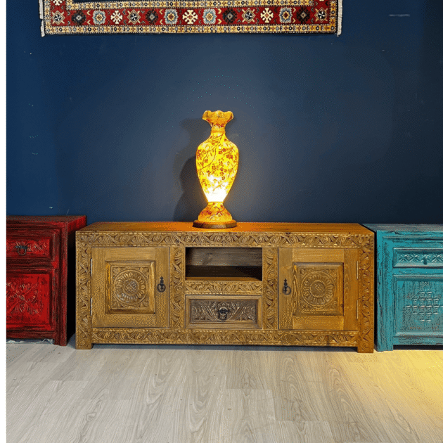 ETNİK MODEL EL OYMA TV KONSOL M911