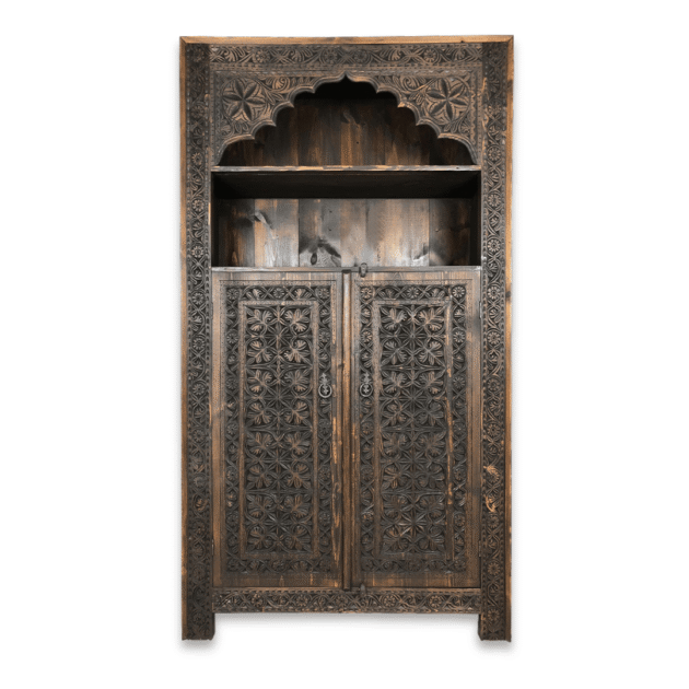 ETNİK MODEL EL OYMA KİTAPLIK DOLAP M384