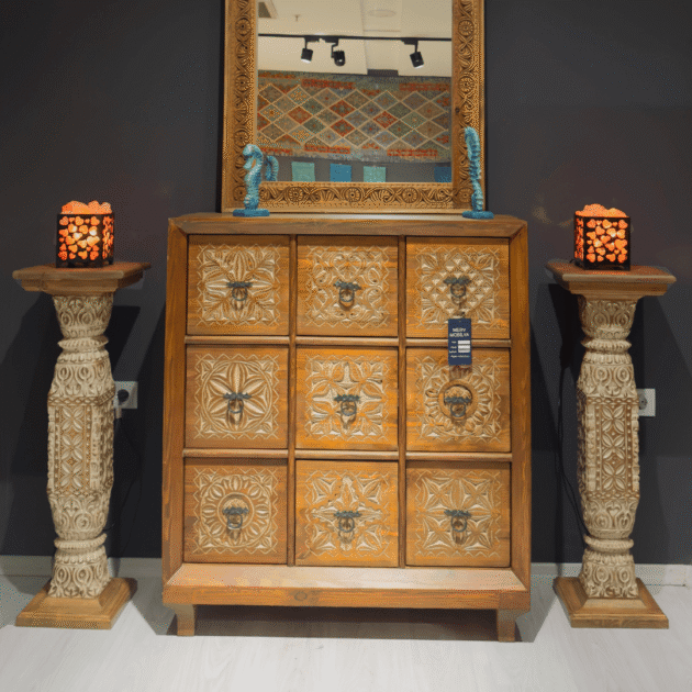 ETNİK MODEL 9 ÇEKMECE ŞİFONYER KONSOL SKT1325