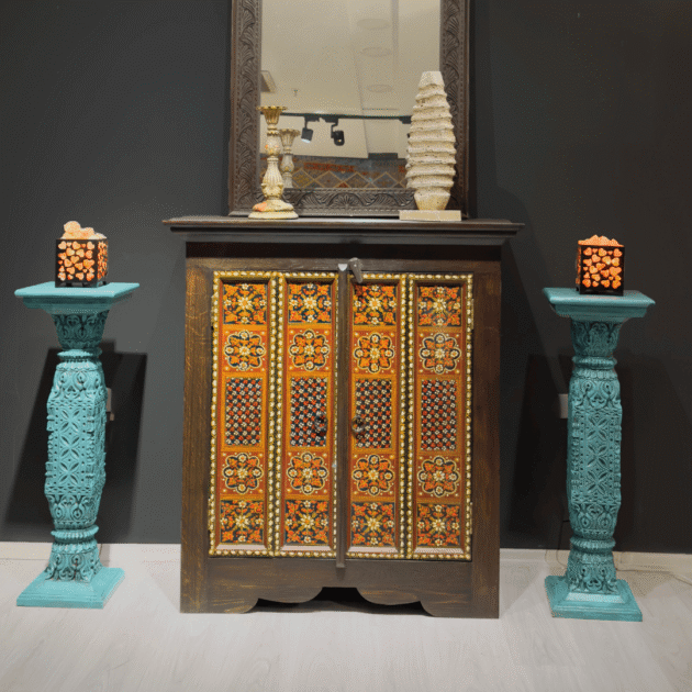 ETNİK MODEL EL BOYAMA DOLAP SKT921