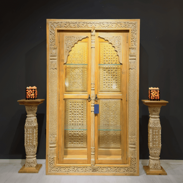 ETNİK MODEL EL OYMA ESKİTME VİTRİN M897