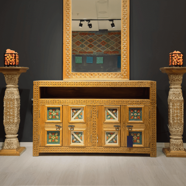 ETNİKİ MODEL EL BOYAMA VE OYMA KONSOL M774