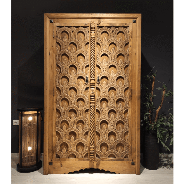 ETNİK MODEL EL OYMA GARDOLAP M669