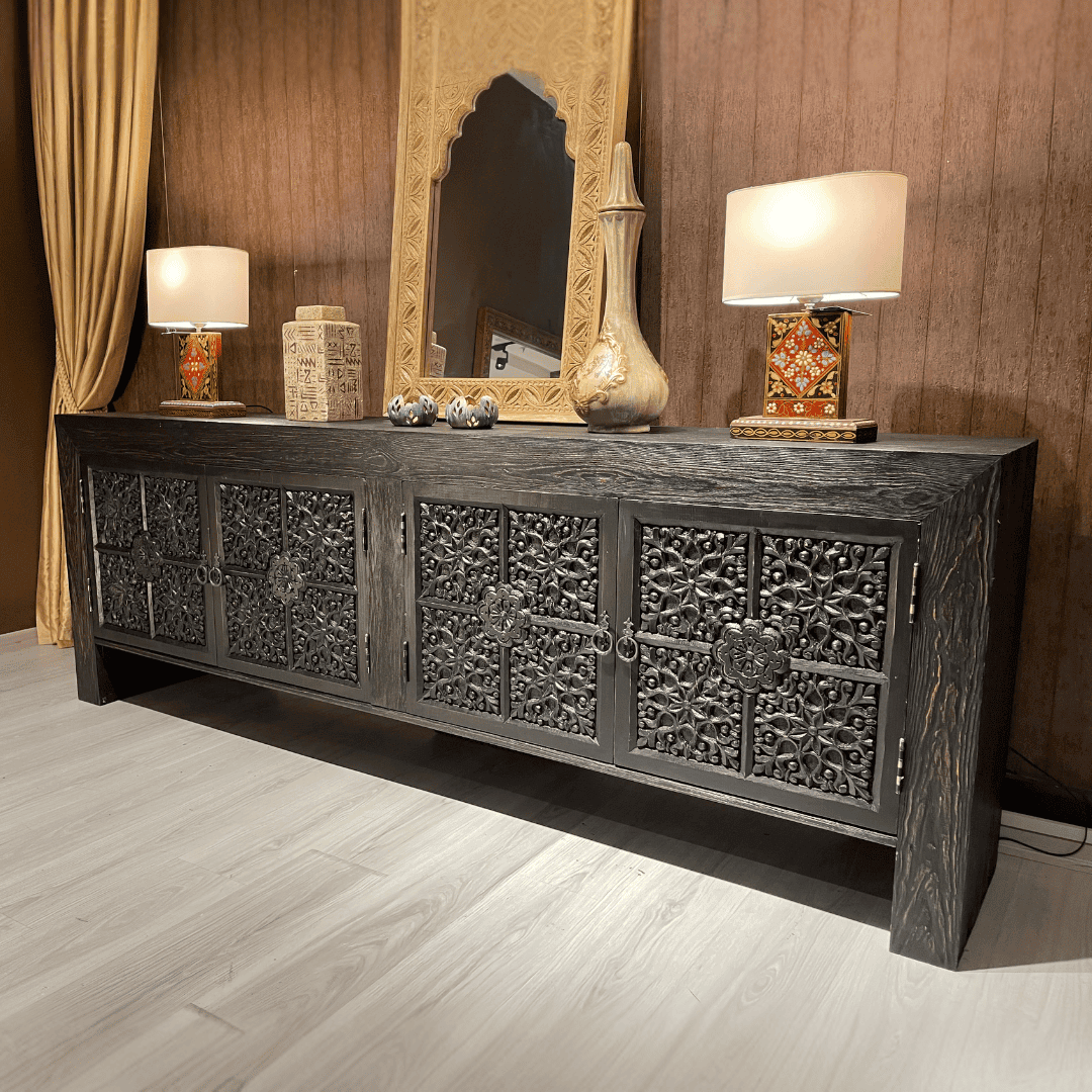 ETNİK MODEL EL OYMA ŞAHMERAN KONSOL M1320 - Görsel 3
