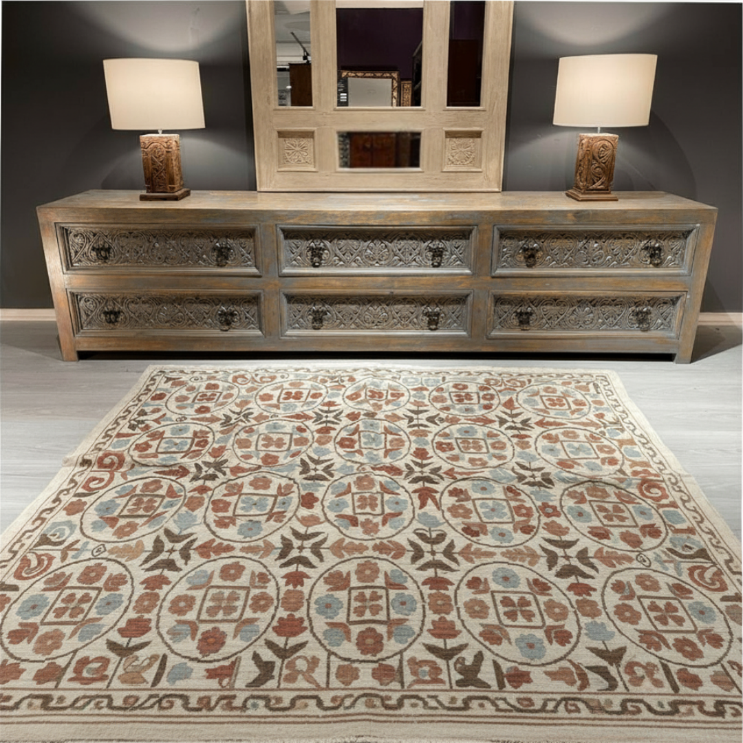 ETNİK MODEL EL OYMA TV KONSOL M1259 - Görsel 2