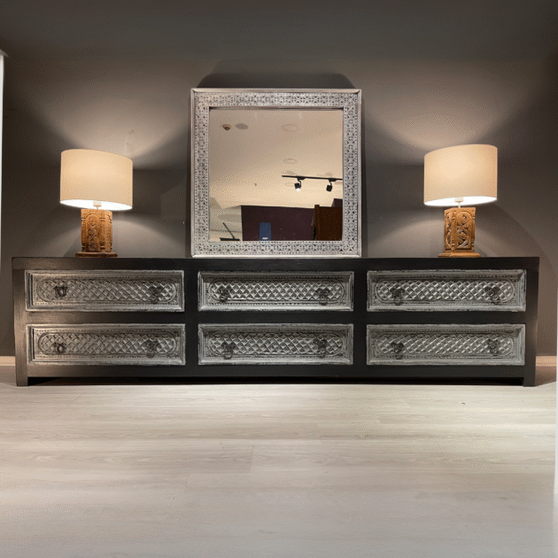 ETNİK MODEL EL OYMA TV KONSOL M1259-1