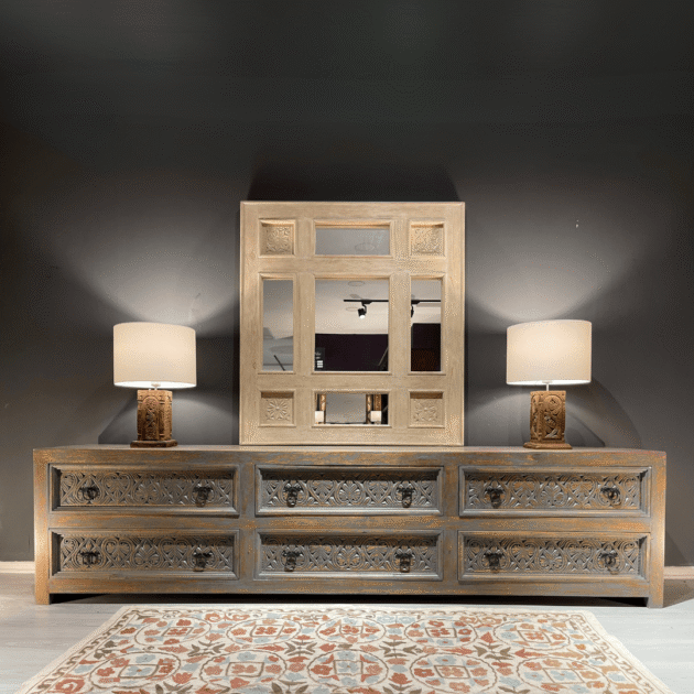 ETNİK MODEL EL OYMA TV KONSOL M1259