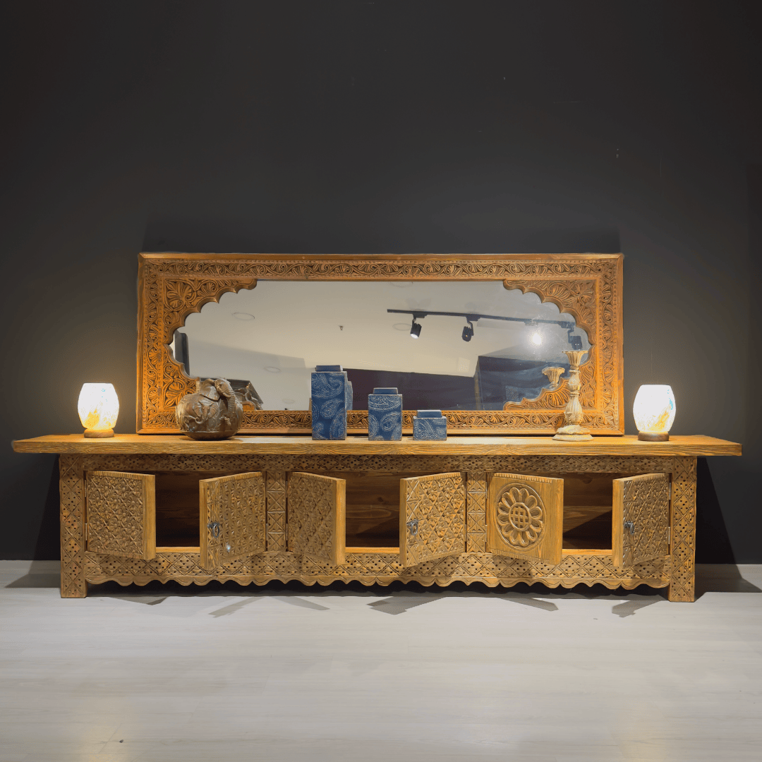 ETNİK MODEL EL OYMA TV KONSOL M919 - Görsel 6