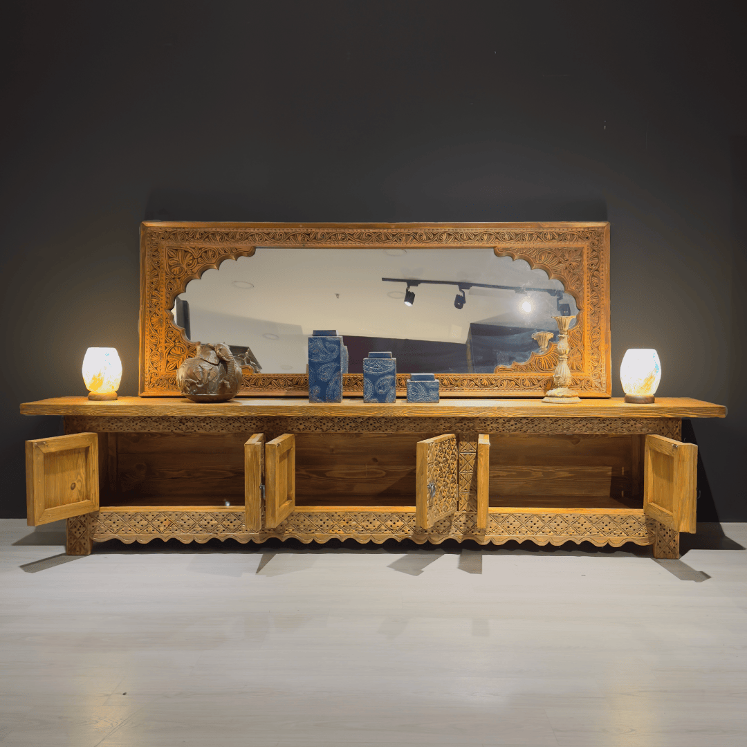 ETNİK MODEL EL OYMA TV KONSOL M919 - Görsel 7