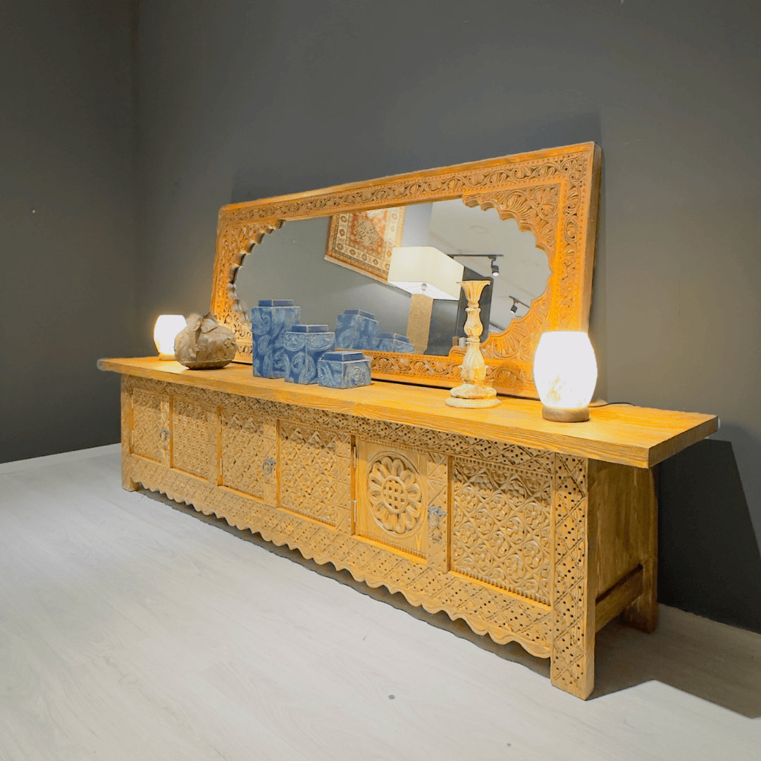 ETNİK MODEL EL OYMA TV KONSOL M919 - Görsel 4