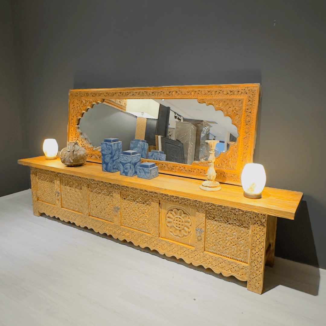 ETNİK MODEL EL OYMA TV KONSOL M919 - Görsel 5