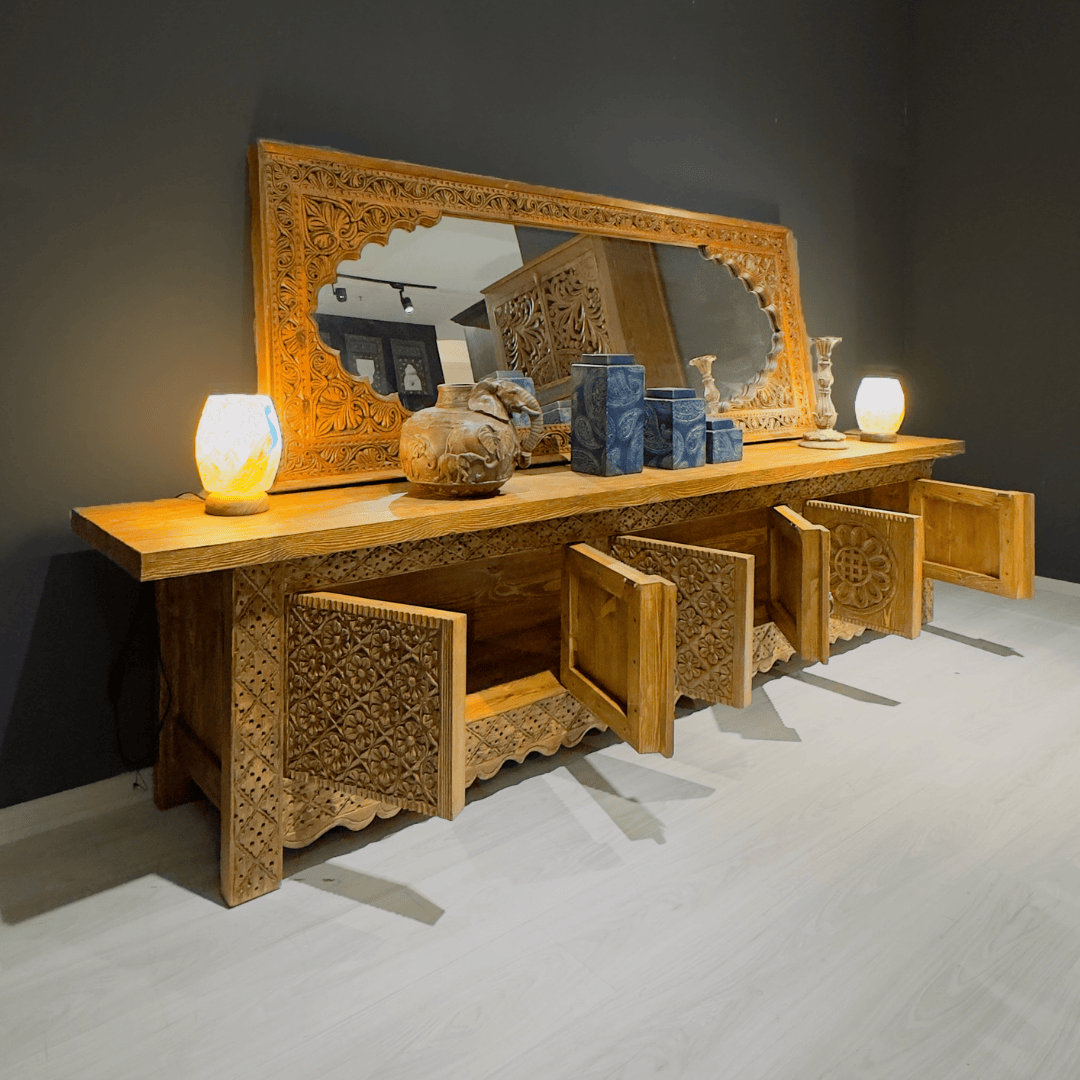 ETNİK MODEL EL OYMA TV KONSOL M919 - Görsel 8